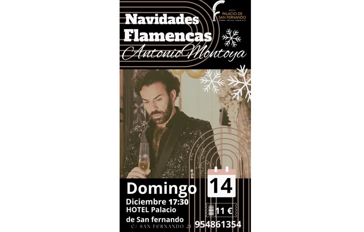 Navidades flamencas en el hotel Palacio de San Fernando