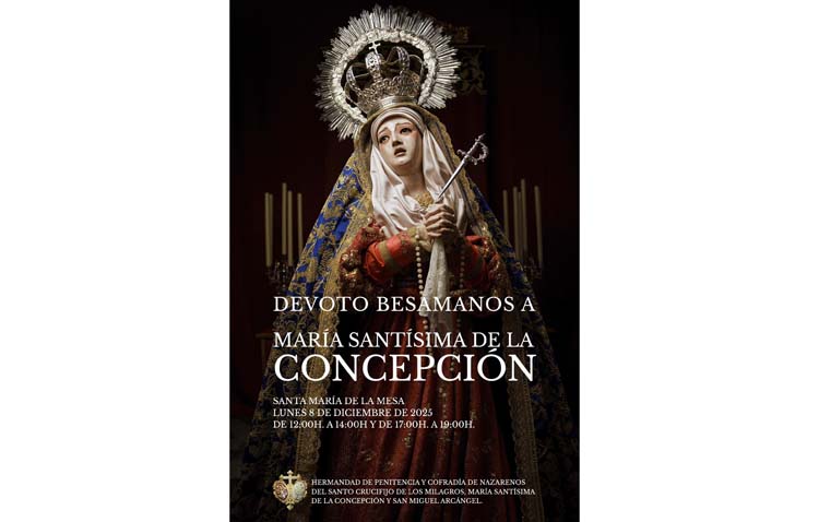 Besamanos a María Santísima de la Concepción