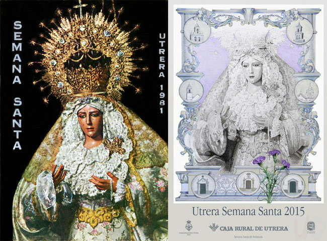 El cartel de la Semana Santa de 2015, basado en la fotografía que protagonizó el programa de itinerarios de 1981