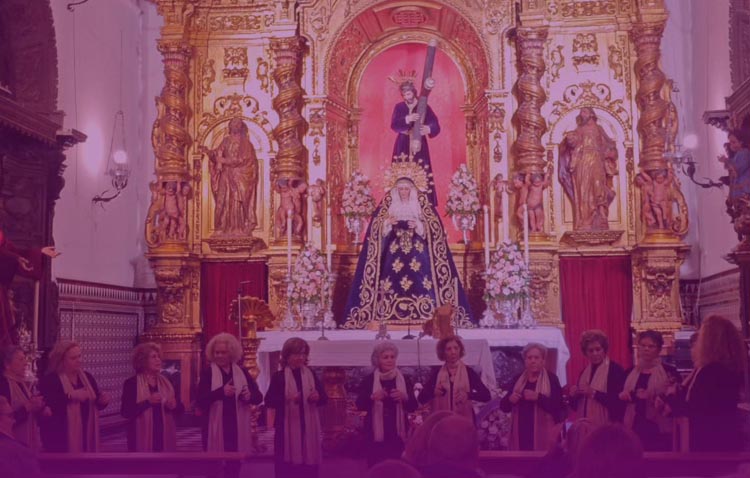 Recital de marchas procesionales a castañuelas del grupo de Mujeres de Utrera