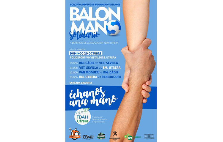 El balonmano más solidario protagoniza la segunda edición del circuito andaluz en Utrera