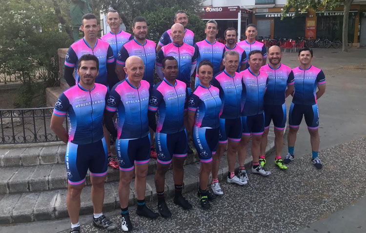 El C.D. Utrera en Bici presenta su nueva equipación