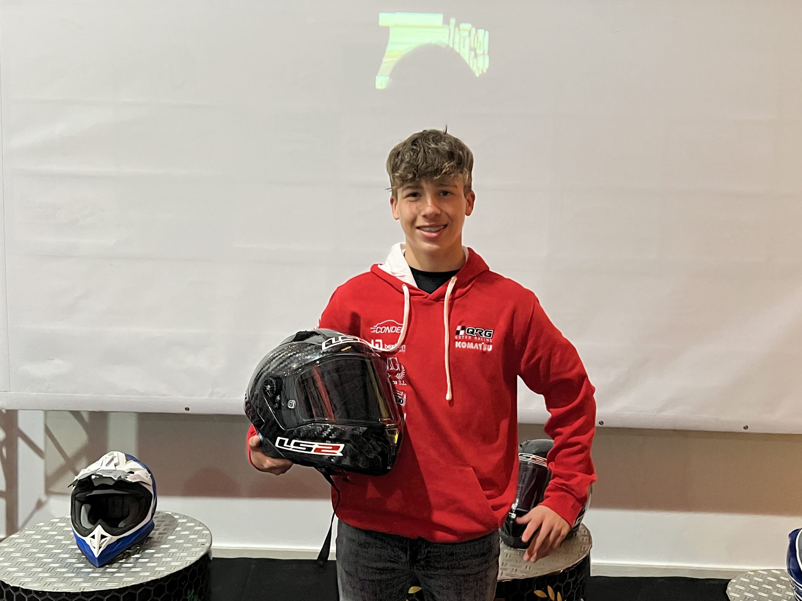 El motociclista Eduardo Gutiérrez, talento utrerano en PreMoto3