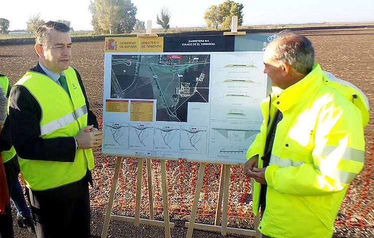 Comienzan las expropiaciones de terreros para ejecutar el nuevo enlace de la N-IV en El Torbiscal