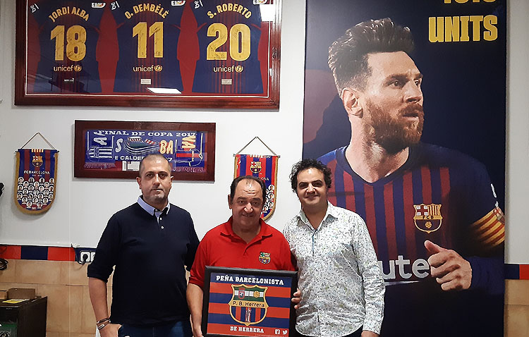 La peña barcelonista de Utrera se reúne con el resto de peñas de la provincia