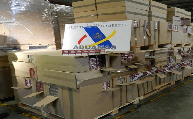 Tres detenidos en Los Molares e incautadas 432.000 cajetillas de tabaco de contrabando