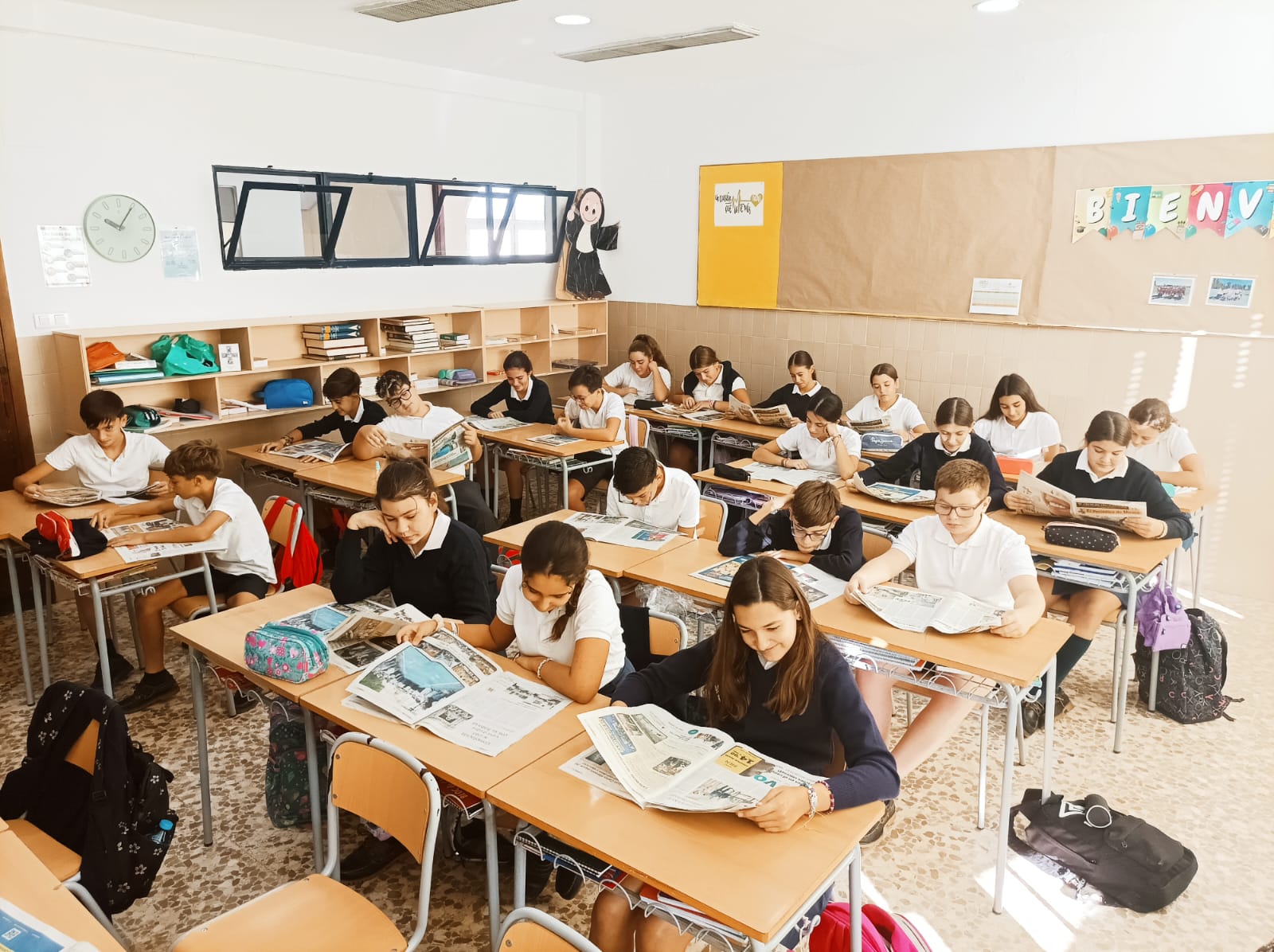 El Periódico de Utrera enseña el periodismo más cercano a los alumnos de la Sagrada Familia