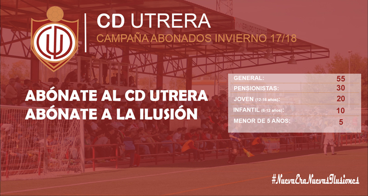 El C.D. Utrera inicia una campaña de abonos de invierno