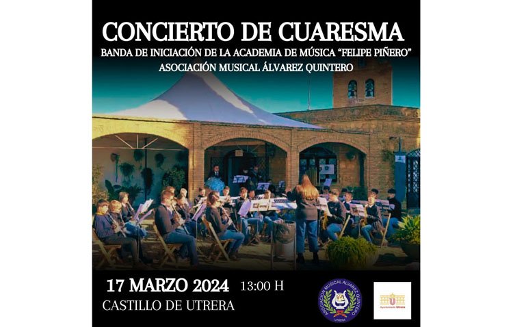 Cita musical en el castillo de Utrera con la academia de música de la banda ‘Álvarez Quintero’