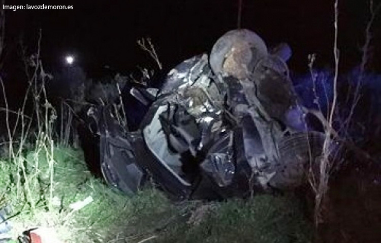 Fallece un joven utrerano en un accidente de tráfico junto a la base de Morón