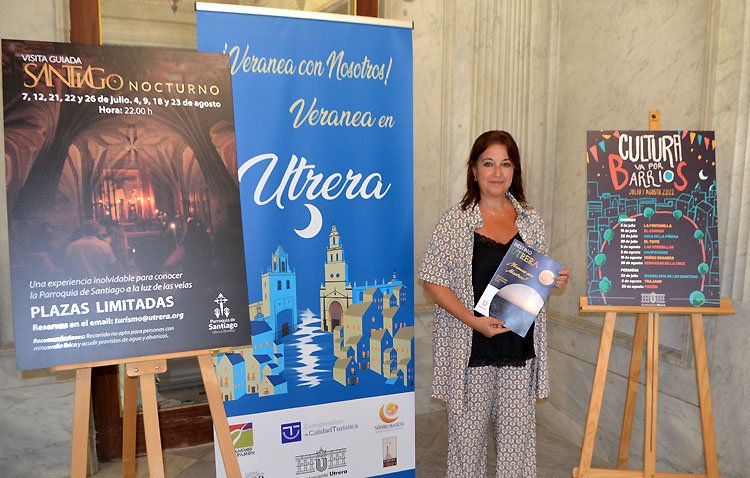 Visitas nocturnas, propuestas gastronómicas, conciertos y actividades infantiles para amenizar las noches estivales en Utrera
