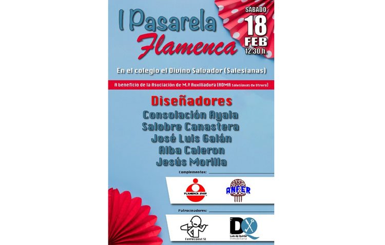 Una pasarela para disfrutar de la moda flamenca en las Salesianas