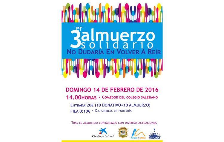 Aldaba organiza un almuerzo solidario en beneficio de su proyecto contra la exclusión social infantil