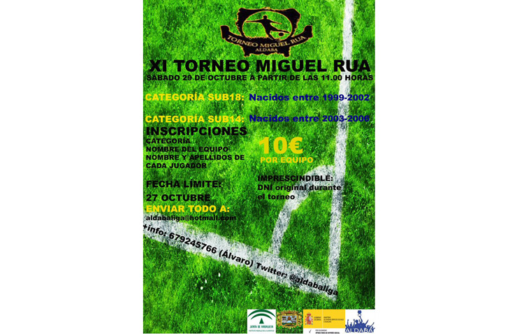 Aldaba organiza su torneo de fútbol «Miguel Rúa»