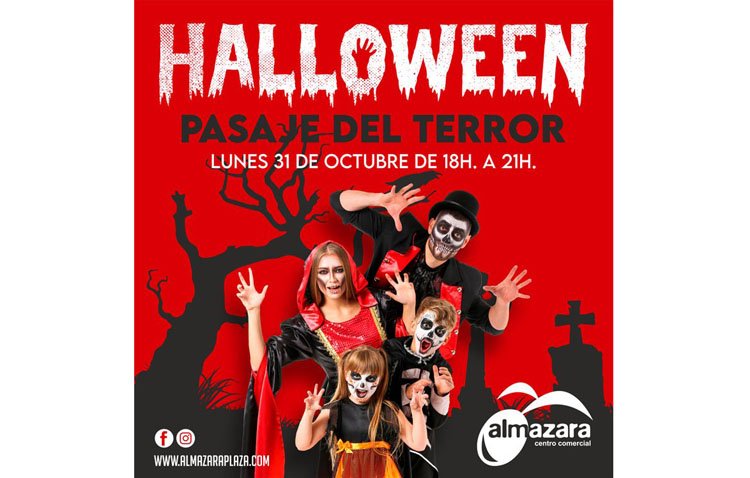 El centro comercial ‘Almazara Plaza’ celebra este lunes el día de Halloween con un pasaje del terror