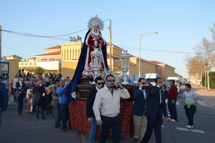 La Virgen de la Amargura acudió a su encuentro anual con los mayores (GALERÍA)