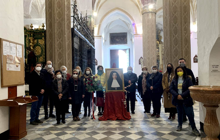 La parroquia de Santa María recibe un cuadro de Ana María Janer en la «Semana Janeriana» de la Sagrada Familia