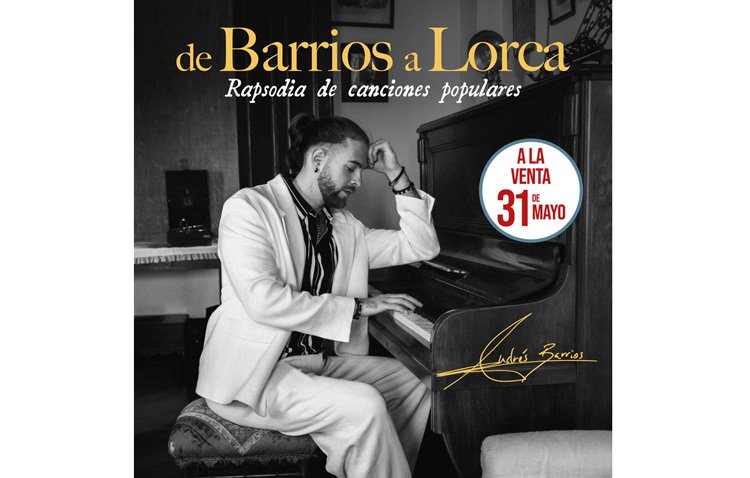 El pianista utrerano Andrés Barrios actualiza las canciones populares en un nuevo disco con homenaje a Lorca y Falla