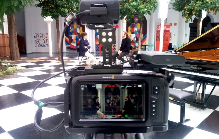 El pianista utrerano Andrés Barrios, protagonista del programa de Manuel Lombo en Canal Sur Televisión