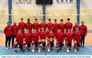 Un utrerano en la lucha de la selección española sub-20 de voleibol para estar en el Campeonato de Europa