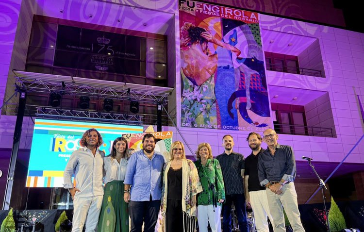 Los utreranos Antonio y José Manuel Rodríguez Ledesma, autores del cartel de la feria de Fuengirola