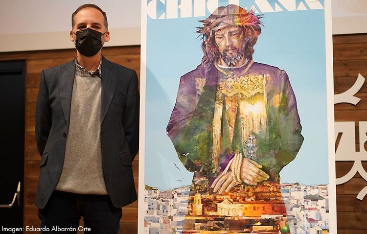 Una obra del utrerano Antonio Rodríguez Ledesma, considerada uno de los mejores carteles de Semana Santa de Andalucía