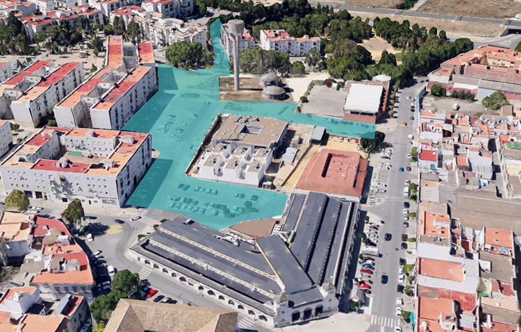 Luz verde al proyecto de transformación y ampliación del aparcamiento tras el mercado de abastos de Utrera