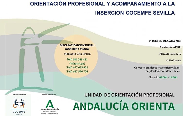 Apdis incorpora una unidad de orientación profesional y acompañamiento a la inserción de personas con discapacidad