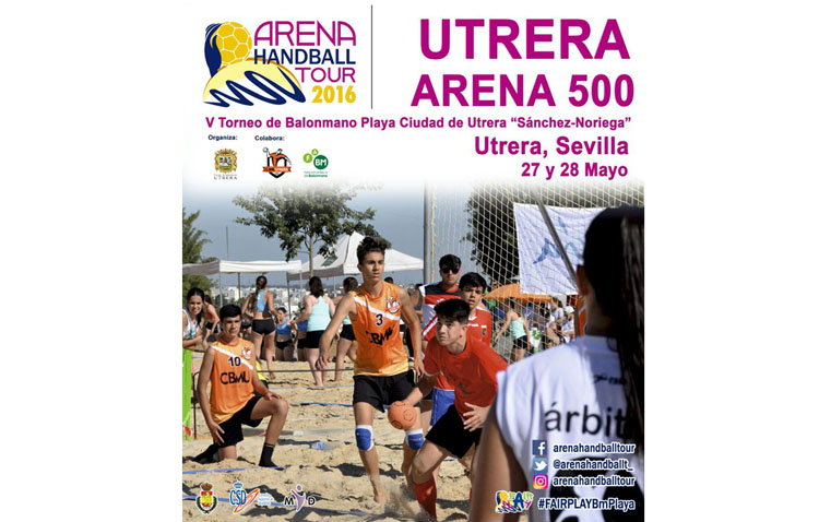 El Club balonmano Utrera celebra el primer Arena 500 de la temporada