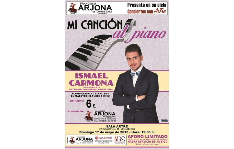 El coplero Ismael Carmona llega a la sala Artre con «Mi canción al piano»