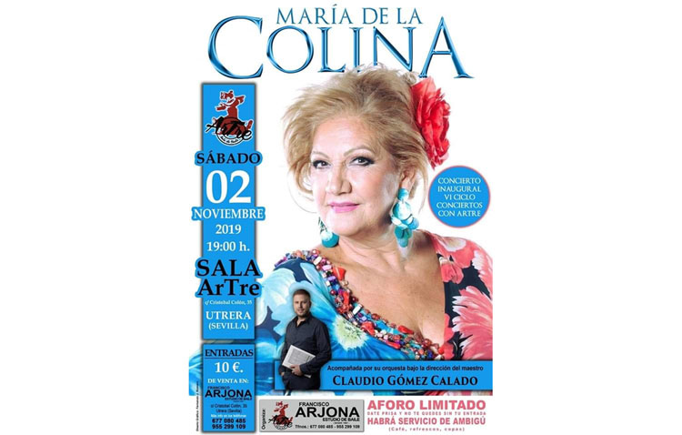 Un recital de María de la Colina para inaugurar el sexto ciclo de «Conciertos con Artre»