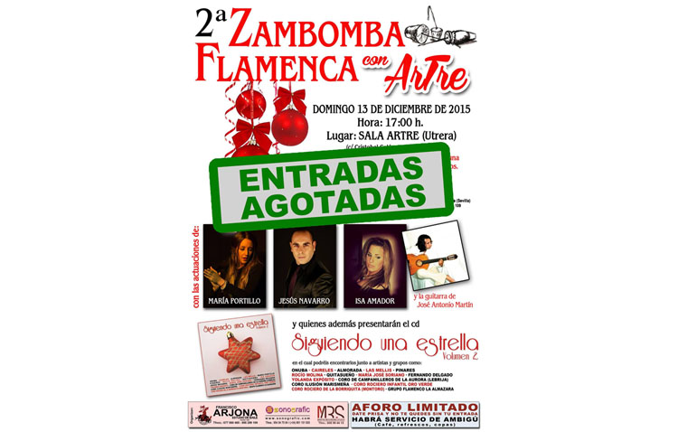 Zambomba flamenca en la sala «Artre»