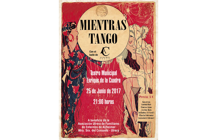 Noche de tango a beneficio de la asociación de familiares de enfermos de Alzheimer