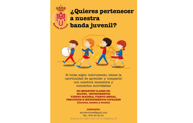 La Asociación Musical Utrerana anuncia la creación de una banda juvenil