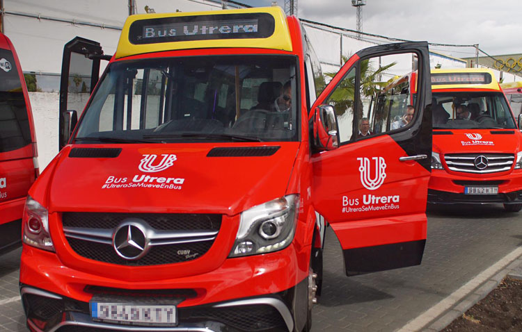El nuevo autobús urbano de Utrera cuadruplica las previsiones y supera los 300.000 pasajeros en su primer año