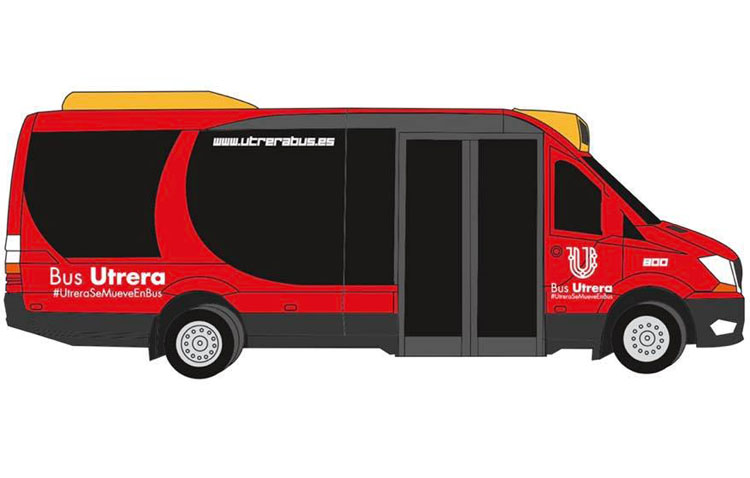 El 1 de abril empezará a funcionar el nuevo servicio de transporte urbano de Utrera