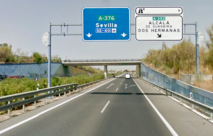 Itinerarios alternativos hacia Sevilla ante el corte de tráfico por el paso de la vuelta ciclista a España