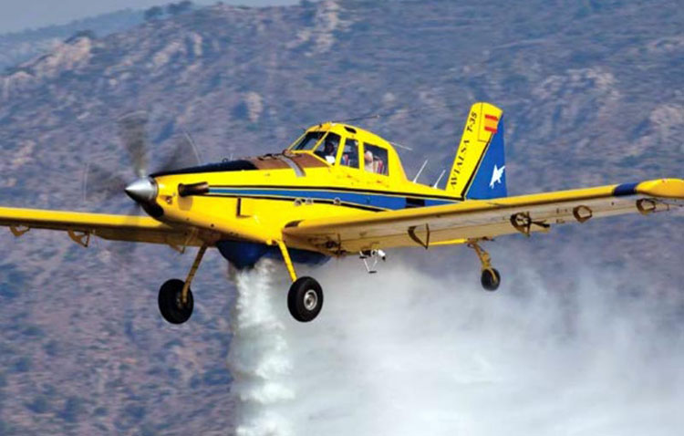 Desaparece en pleno vuelo una avioneta de extinción de incendios de la empresa utrerana Martínez Ridao Aviaciones