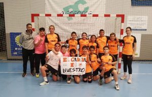 El equipo alevín del Club Balomano Utrera estará en el campeonato de Andalucía