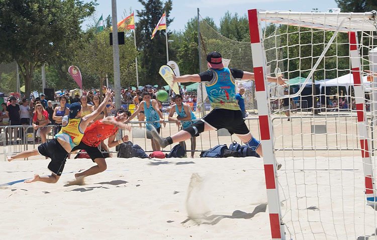 La ciudad de Utrera, epicentro del balonmano playa andaluz
