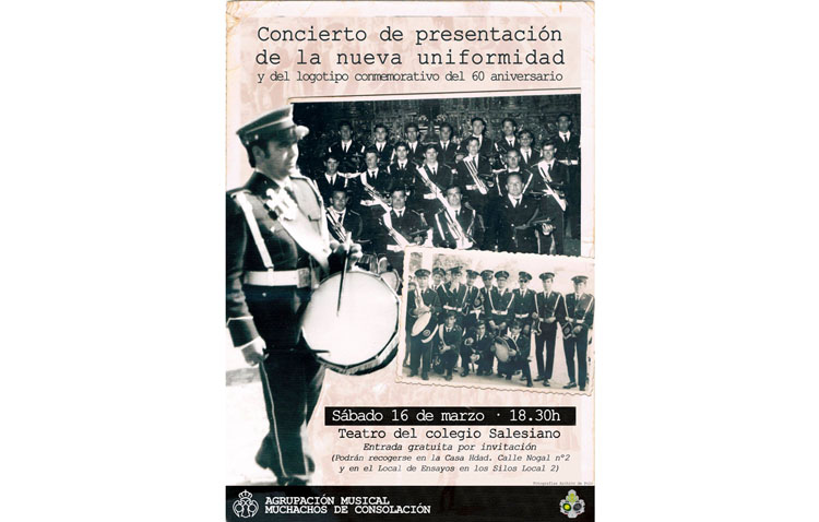 Concierto de la banda de los Muchachos de Consolación aunque finalmente no podrá presentar su nuevo uniforme