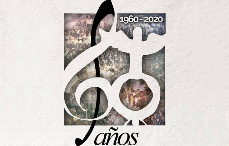Convivencia de actuales y antiguos componentes de la banda de los Muchachos de Consolación por su 60º aniversario