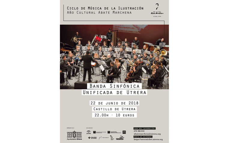 La banda sinfónica unificada de Utrera llega al castillo con un concierto junto a los campaneros y el coro Filarmonía de Sevilla