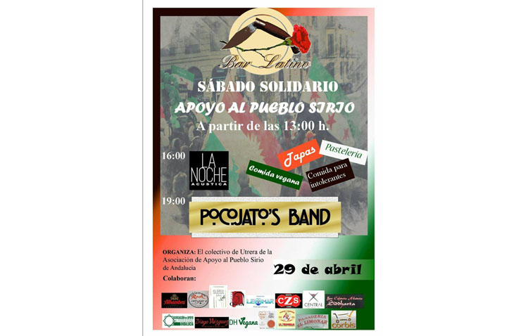 Sábado solidario de apoyo al pueblo sirio en Bar Latino
