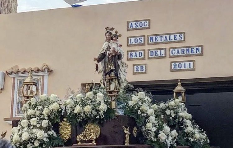 La barriada del Carmen se prepara un año más para la procesión de su Virgen