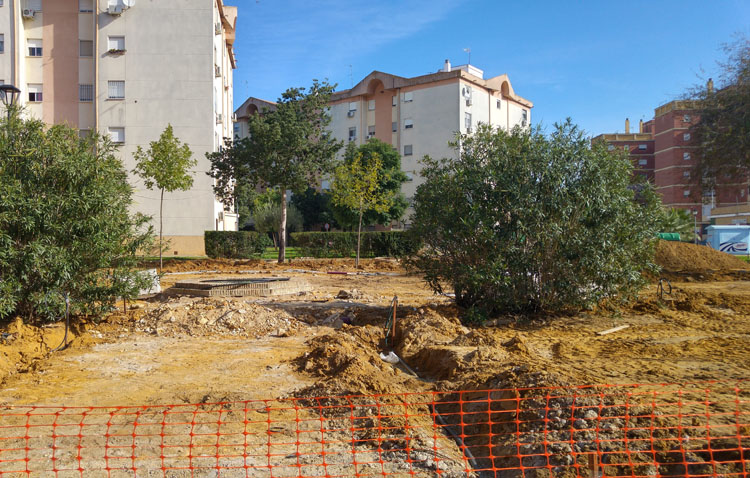 La barriada Los Militares avanza su última fase de reurbanización