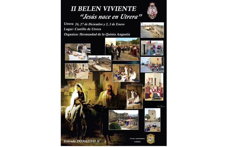 Todo listo para el belén viviente de la Quinta Angustia en el castillo