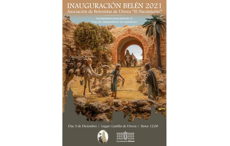 Un nuevo trabajo de la asociación de belenistas de Utrera abre sus puertas este domingo en el castillo