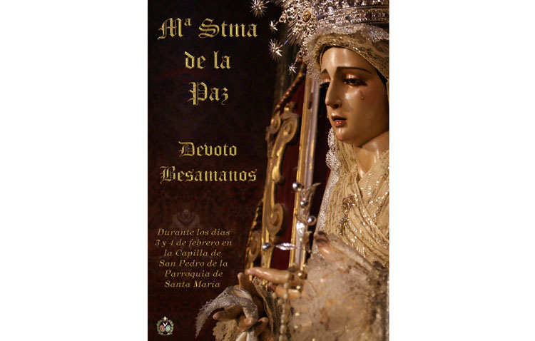 Los Aceituneros organizan el besamanos a la Virgen de la Paz
