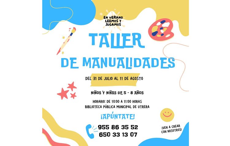 La biblioteca de Utrera se llena de actividad en verano